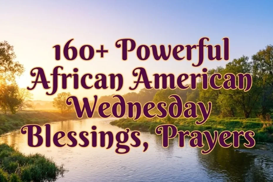 160+ Powerful African American Wednesday Blessings, Prayers 