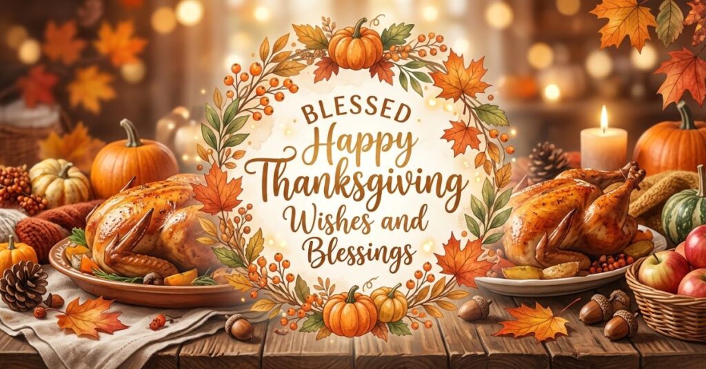 Blessed Happy Thanksgiving Wishes and Blessings
