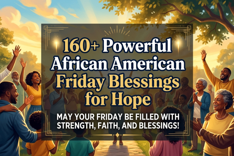 160+ Powerful African American Friday Blessings for Hope 2 160+ Powerful African American Friday Blessings for Hope