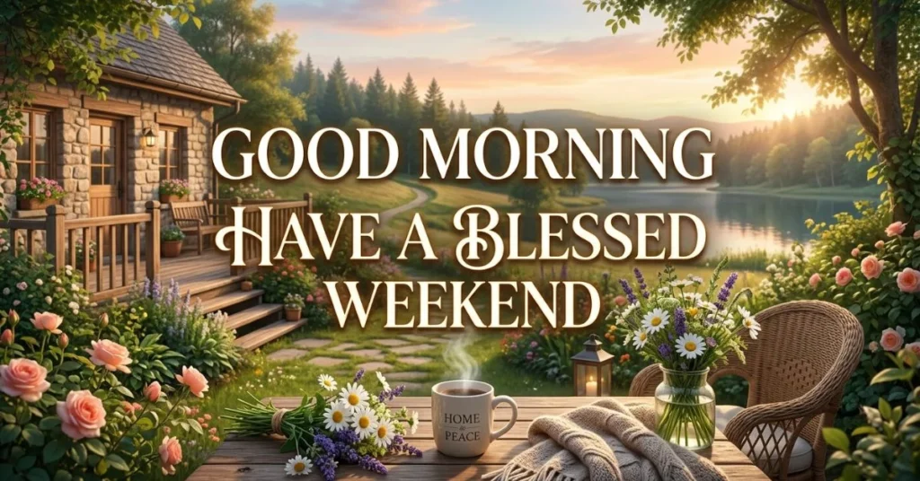 Good Morning Have a Blessed Weekend