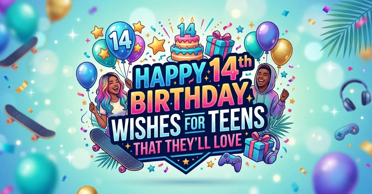 Happy 14th Birthday Wishes for Teens That They'll Love