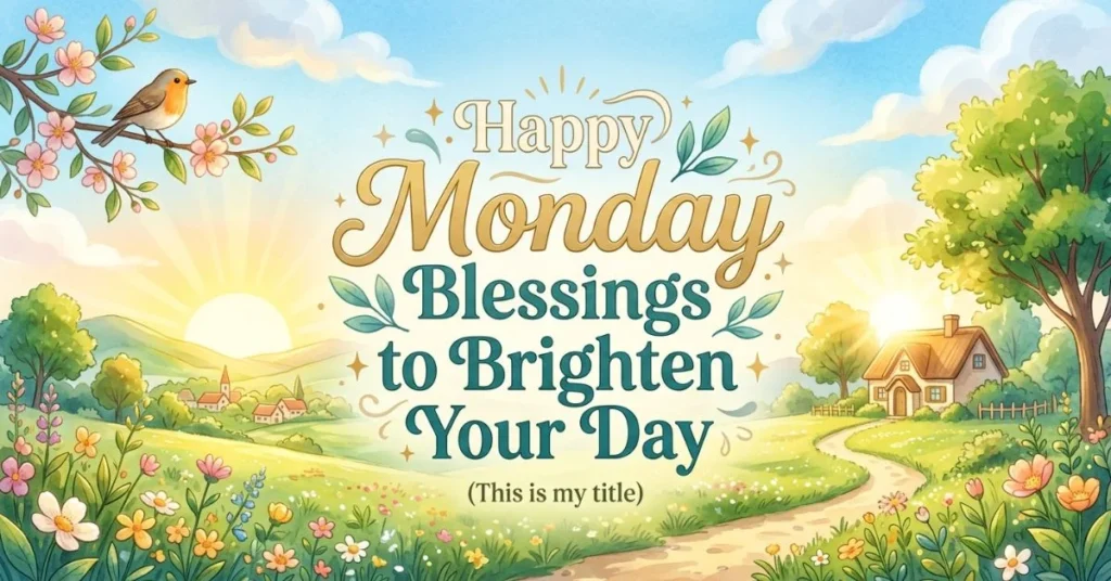 160+ Powerful Monday Blessings and Prayers for a Positive Week 2 Happy Monday Blessings to Brighten Your Day