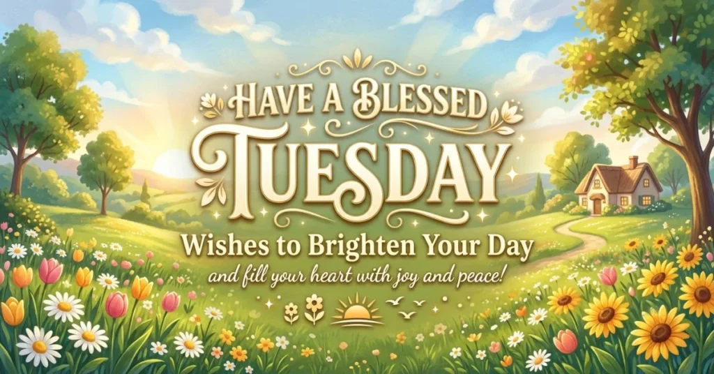 Have a Blessed Tuesday Wishes to Brighten Your Day