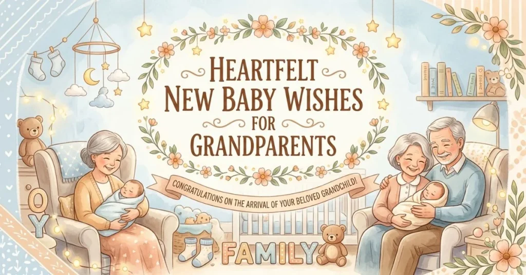 Heartwarming New Baby Wishes: 300+ Messages for New ParentsĀ 3 Heartfelt New Baby Wishes for Grandparents