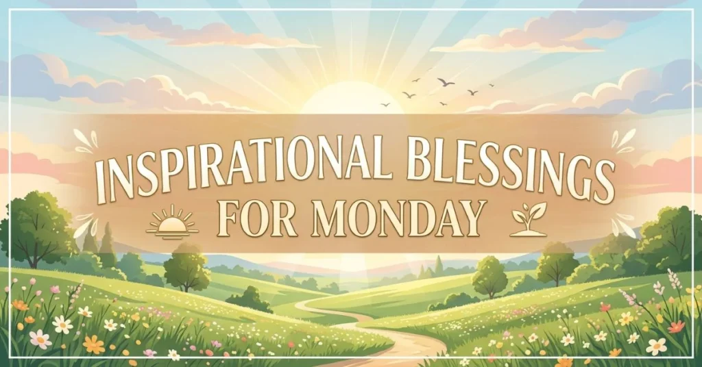 160+ Powerful Monday Blessings and Prayers for a Positive Week 3 Inspirational Blessings for Monday