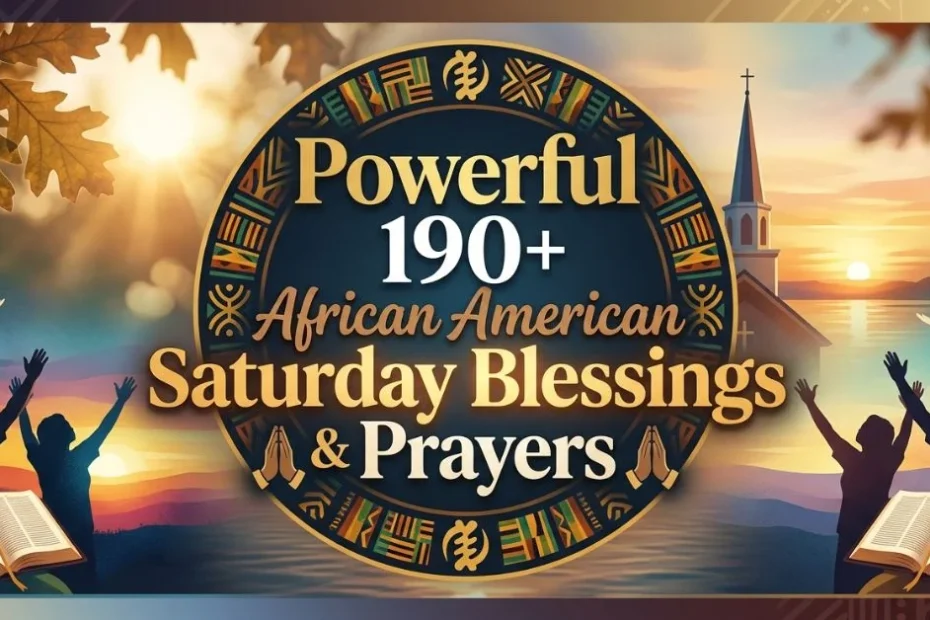 Powerful 190+ African American Saturday Blessings & Prayers 