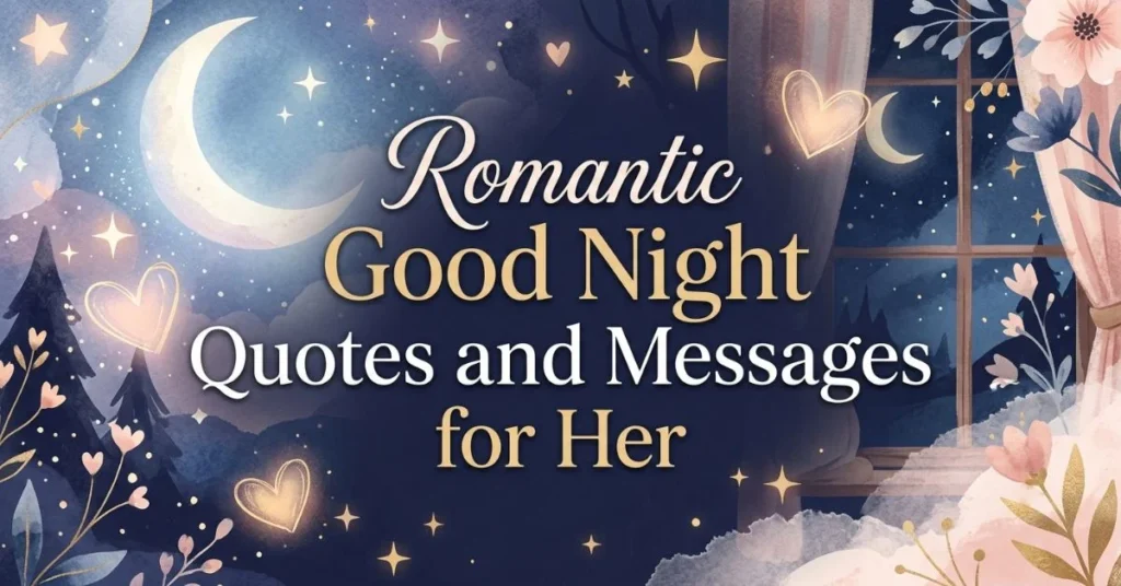 Romantic Good Night Quotes and Messages for Her