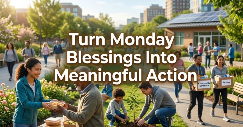 Turn Monday Blessings Into Meaningful Action