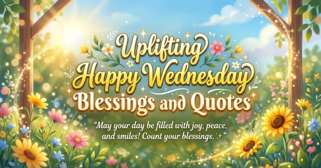 160+ Powerful Wednesday Blessings for Every Week 4 Uplifting Happy Wednesday Blessings and Quotes