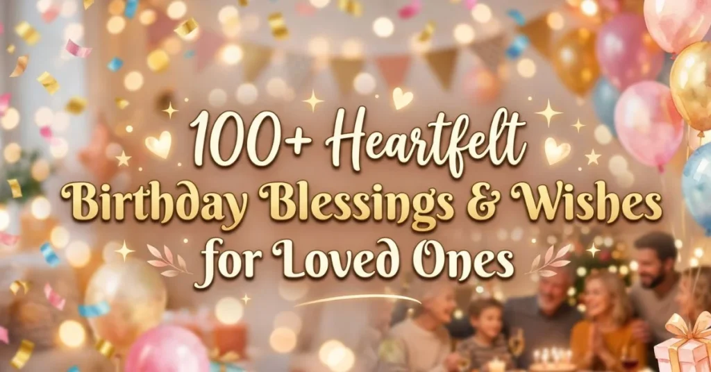 100+ Heartfelt Birthday Blessings & Wishes for Loved Ones