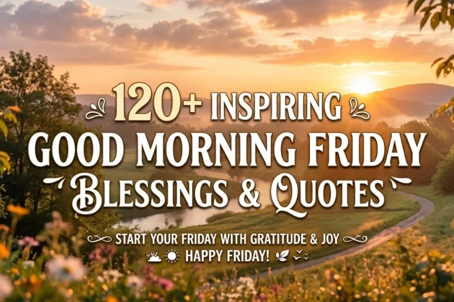 120+ Inspiring Good Morning Friday Blessings & Quotes 1 120+ Inspiring Good Morning Friday Blessings & Quotes