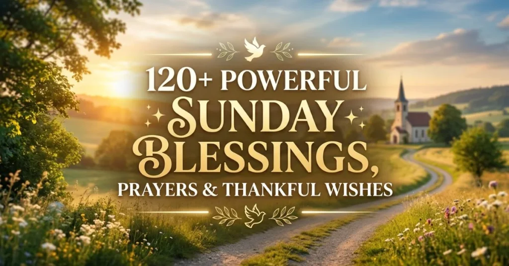 120+ Powerful Sunday Blessings, Prayers & Thankful Wishes 1 120+ Powerful Sunday Blessings, Prayers & Thankful WishesÂ