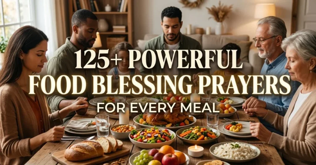125+ Powerful Food Blessing Prayers for Every Meal 