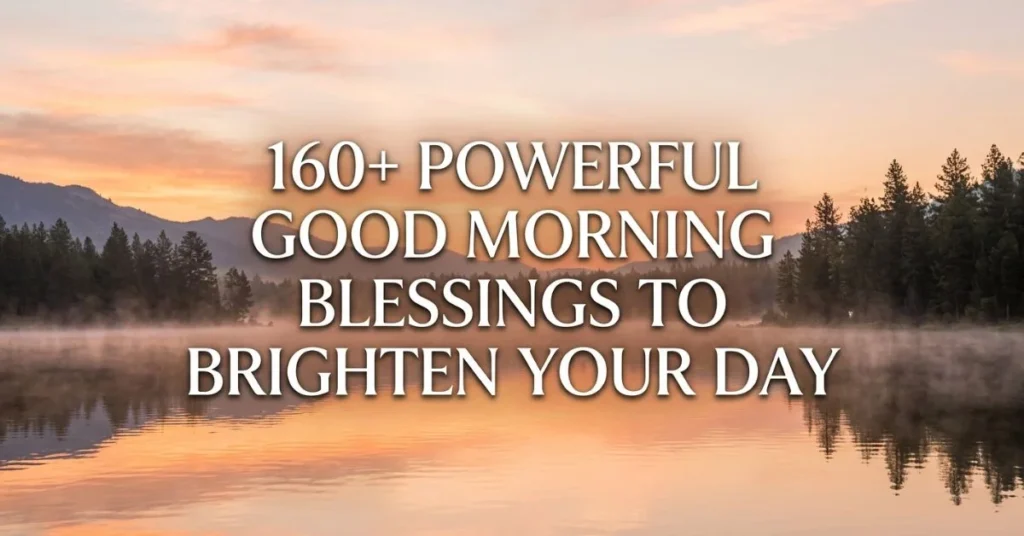 160+ Powerful Good Morning Blessings to Brighten Your Day 