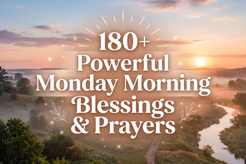 180+ Powerful Monday Morning Blessings & Prayers 1 180+ Powerful Monday Morning Blessings & PrayersÂ