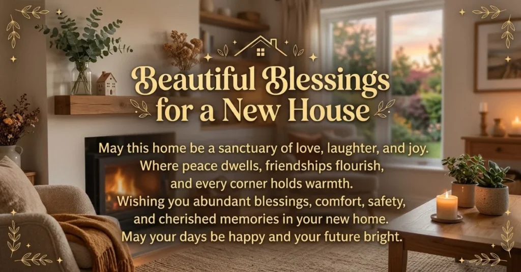 Beautiful Blessings for a New House