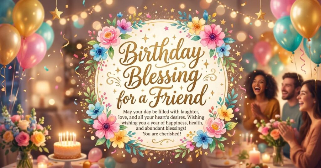 Birthday Blessing for a Friend