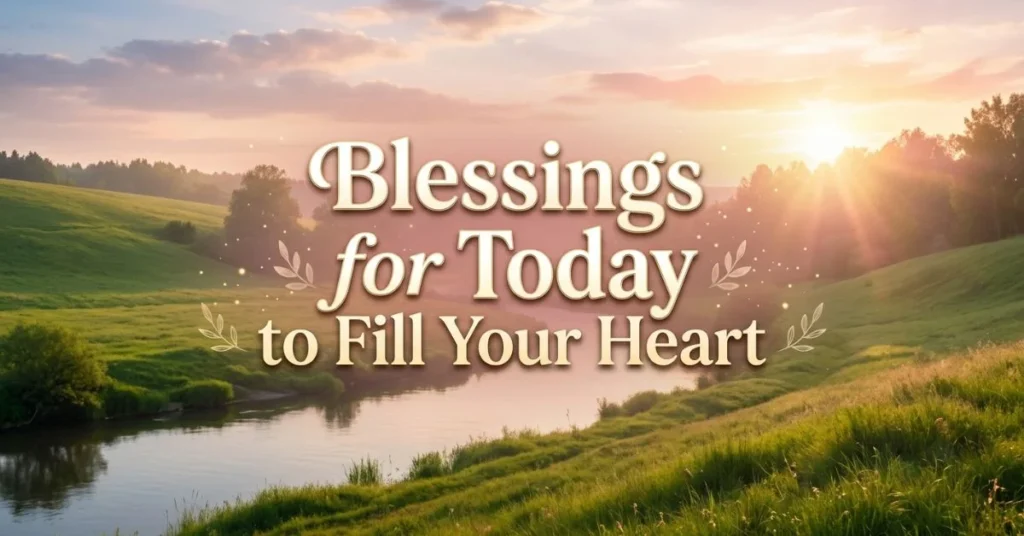 Blessings for Today to Fill Your Heart 