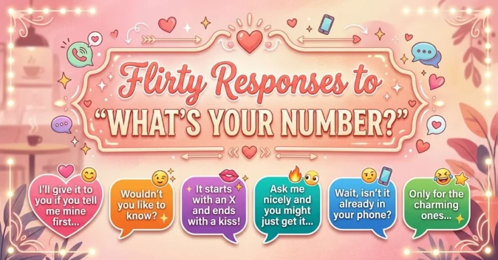 Flirty Responses to “What’s Your Number?”