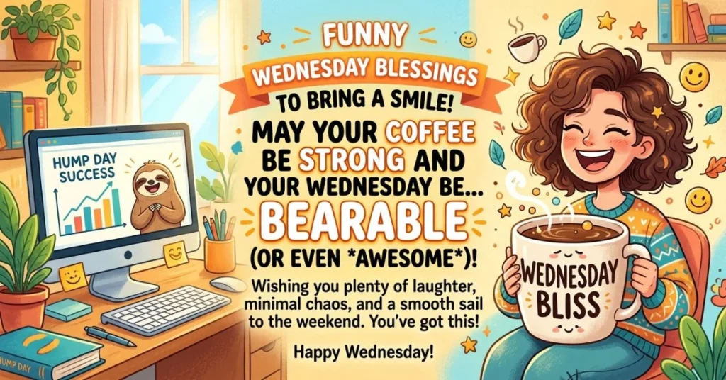 90+ Powerful Wednesday Morning Blessings & Prayers 3 Funny Wednesday Blessings to Bring a Smile