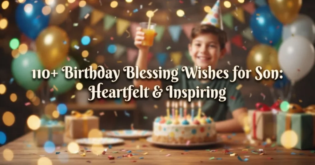 110+ Birthday Blessing Wishes for Son: Heartfelt & Inspiring 1 110+ Birthday Blessing Wishes for Son: Heartfelt & Inspiring