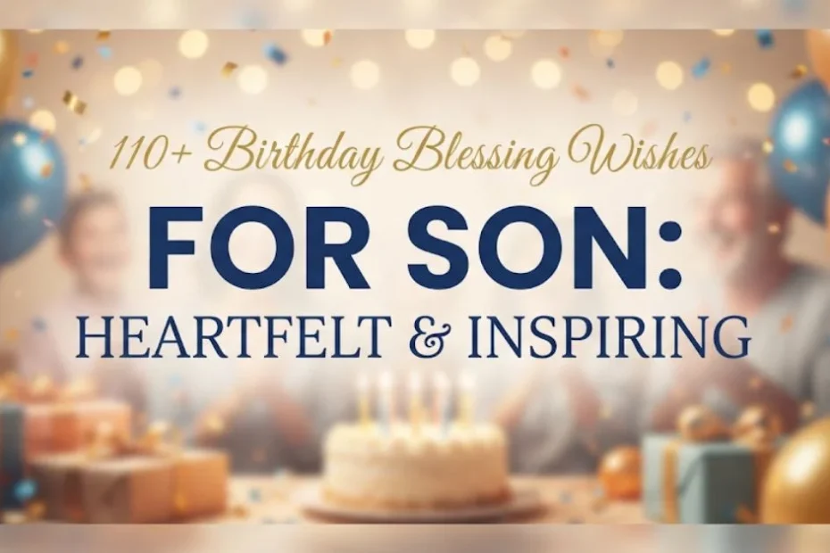 110+ Birthday Blessing Wishes for Son: Heartfelt & Inspiring 4 110+ Birthday Blessing Wishes for Son: Heartfelt & Inspiring