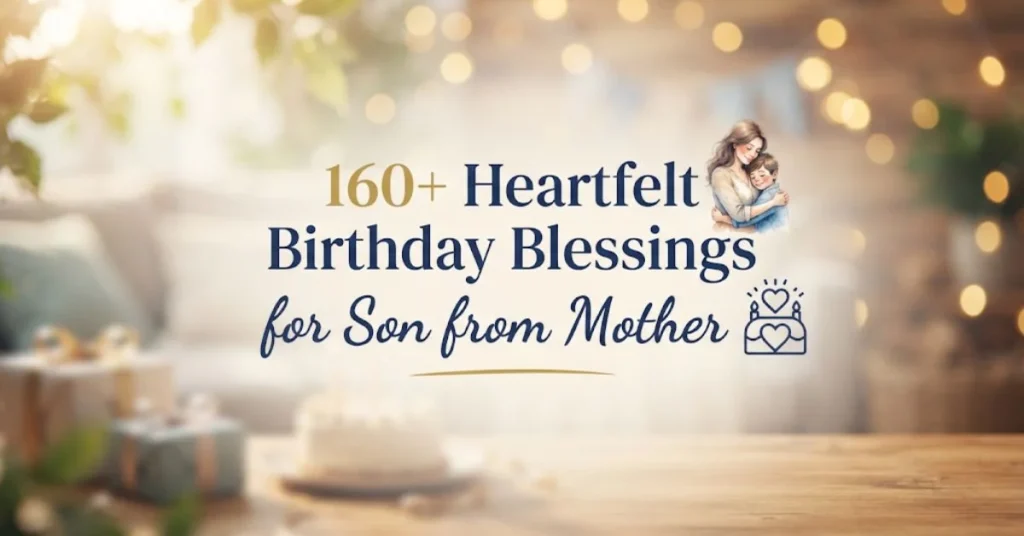 160+ Heartfelt Birthday Blessings for Son from Mother 1 160+ Heartfelt Birthday Blessings for Son from Mother
