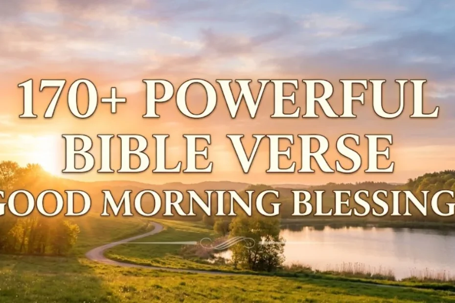 170+ Powerful Bible Verse Good Morning Blessings 