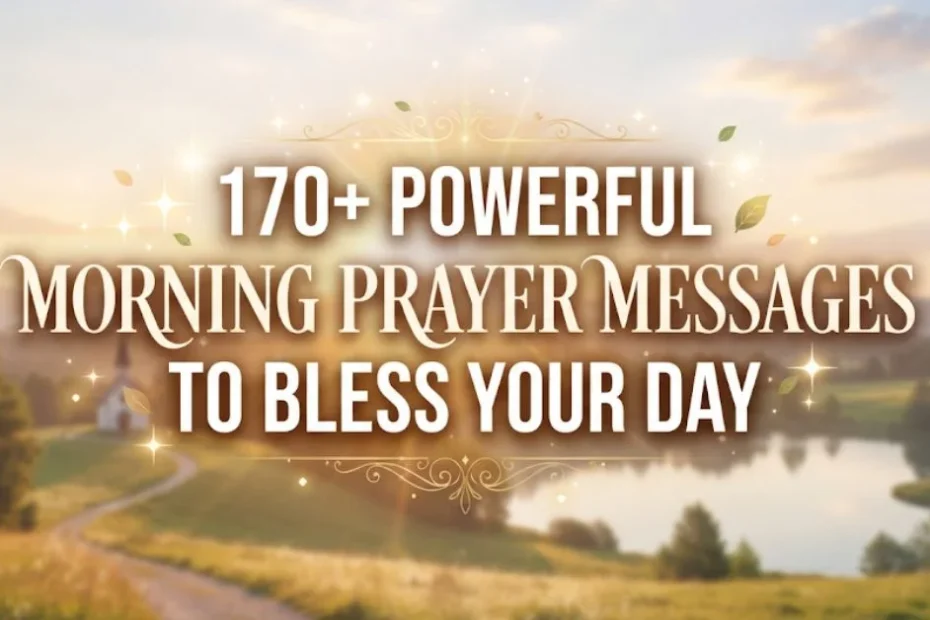 170+ Powerful Morning Prayer Messages to Bless Your Day 