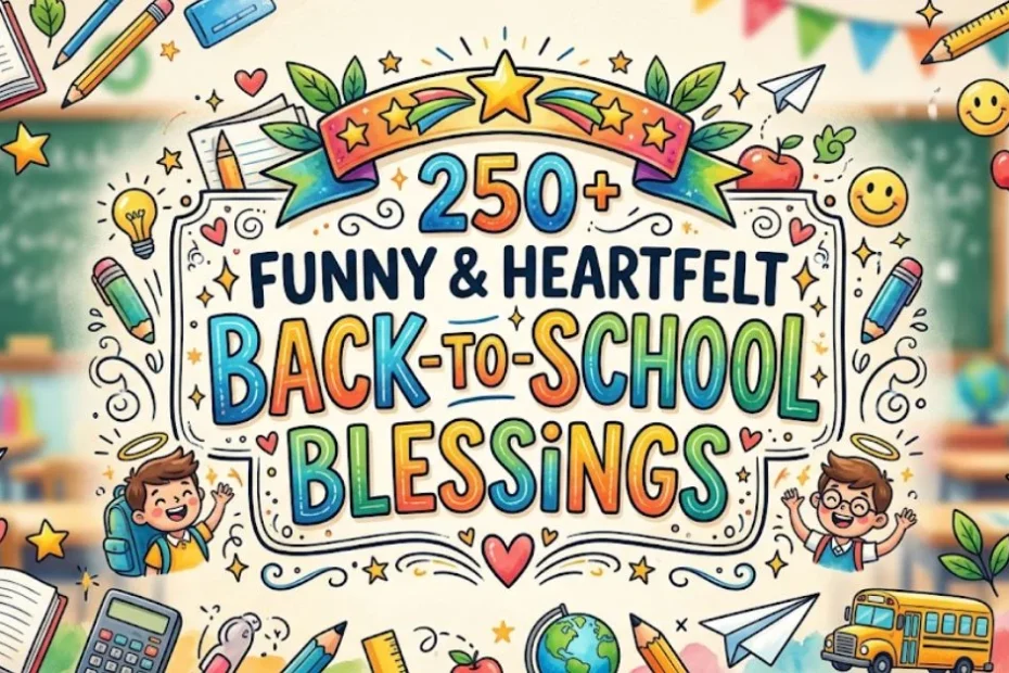 250+ Funny & Heartfelt Back-to-School Blessings