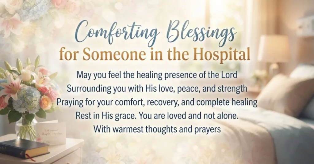 Hospital Blessings: Heartfelt Wishes for Healing and HopeĀ 2 Comforting Blessings for Someone in the Hospital