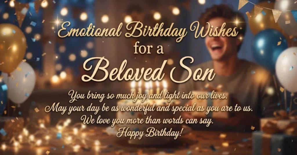 160+ Heartfelt Birthday Blessings for Son from Mother