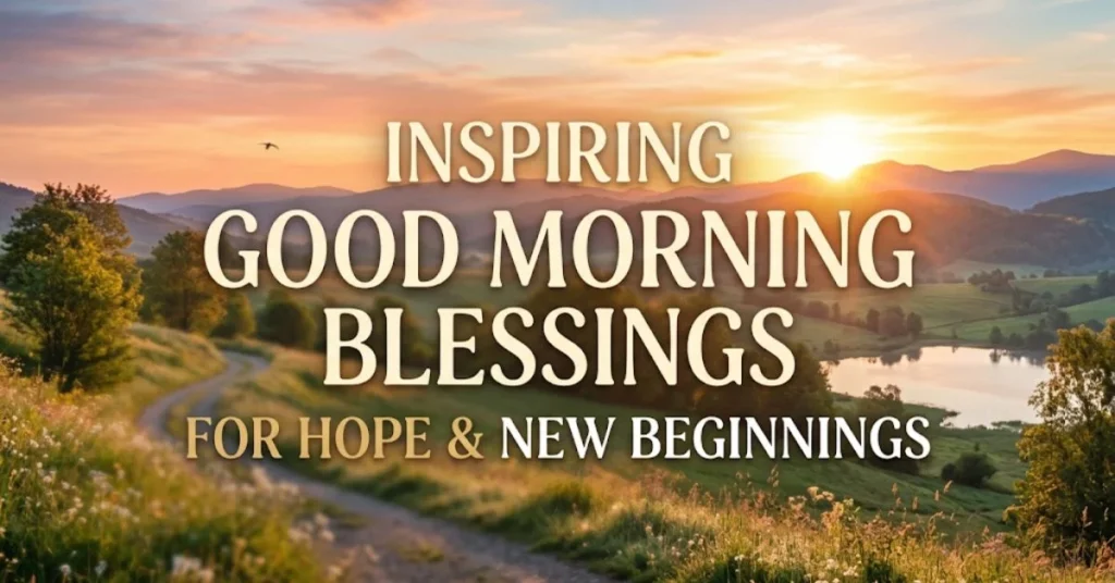 170+ Powerful Bible Verse Good Morning Blessings 2 Inspiring Good Morning Blessings for Hope & New Beginnings